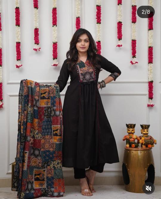 Jaipuri cotton 3pcs wholesale ladies kurti and legging cloth wholesale dealers in hyderabad